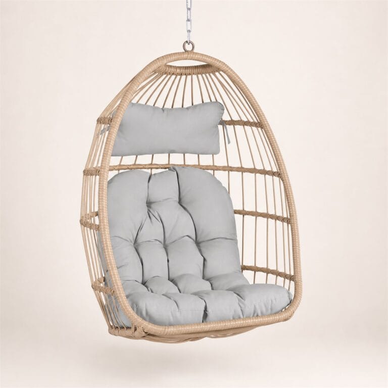 WN-EC07 three-quarter ceiling-mounted egg chair