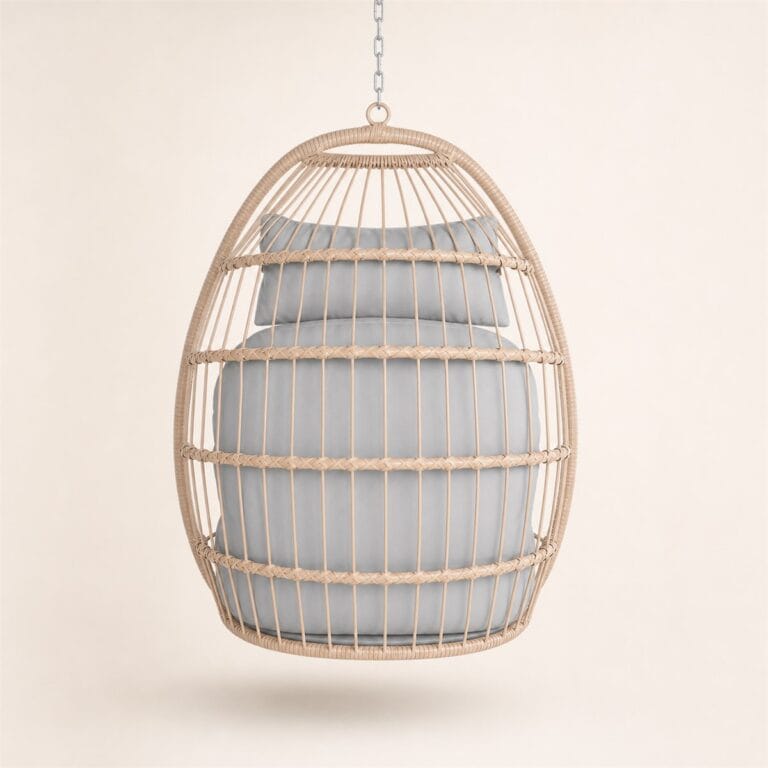 WN-EC07 rear structure hanging egg chair